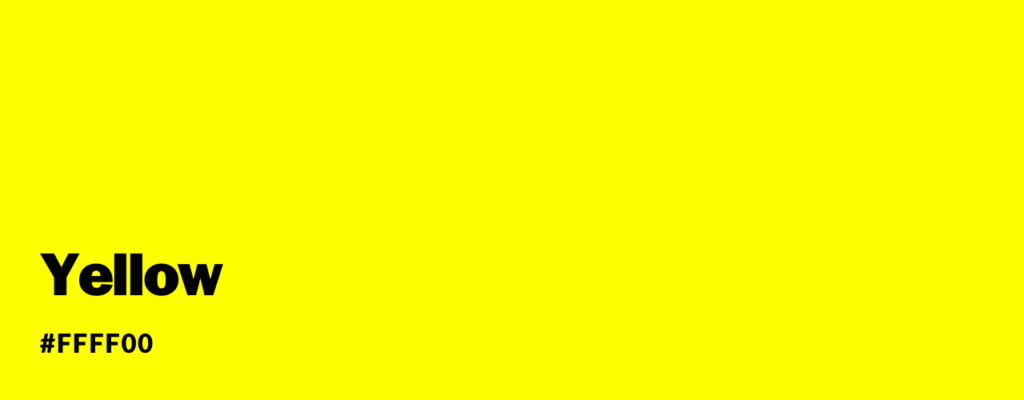 Color psychology of yellow