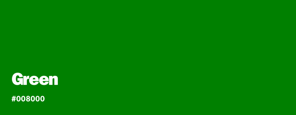 Color psychology of green